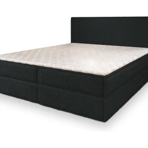 Boxspringbed PELLIO 140×200 cm Set met hoofdbord, bedbodem en matras, Zwart Boxspringbed PELLIO 140×200 cm Set met hoofdbord, bedbodem en matras, Zwart