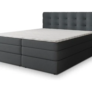 Boxspringbed AREZI 180×200 cm Set met hoofdbord, bedbodem en matras, Antracietgrijs Boxspringbed AREZI 180×200 cm Set met hoofdbord, bedbodem en matras, Antracietgrijs
