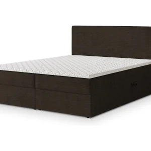 Boxspringbed NIRA 180×200 cm Set met hoofdbord, bedbodem en matras, Bruin Boxspringbed NIRA 180×200 cm Set met hoofdbord, bedbodem en matras, Bruin