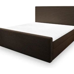 Boxspringbed ALORIA 160×200 cm Set met hoofdbord, bedbodem en matras, Bruin Boxspringbed ALORIA 160×200 cm Set met hoofdbord, bedbodem en matras, Bruin