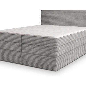 Boxspringbed LUNERA 180×200 cm Set met hoofdbord, bedbodem en matras, Lichtgrijs Boxspringbed LUNERA 180×200 cm Set met hoofdbord, bedbodem en matras, Lichtgrijs
