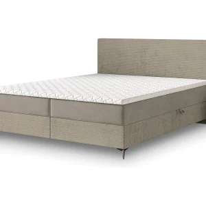 Boxspringbed TORREL 180×200 cm Set met hoofdbord, bedbodem en matras, Beige Boxspringbed TORREL 180×200 cm Set met hoofdbord, bedbodem en matras, Beige