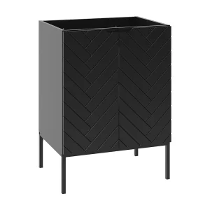 Daria 60cm badmeubel op poten Zwart Daria 60cm badmeubel op poten Zwart