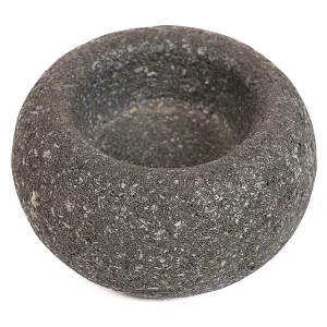 De Lava Stone Kom – Zwart