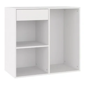 Cosmeticakast 80x40x75 cm bewerkt hout wit Cosmeticakast 80x40x75 cm bewerkt hout wit