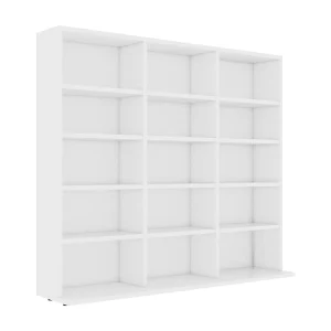 Cd-kast 100x23x89,5 cm bewerkt hout wit Cd-kast 100x23x89,5 cm bewerkt hout wit