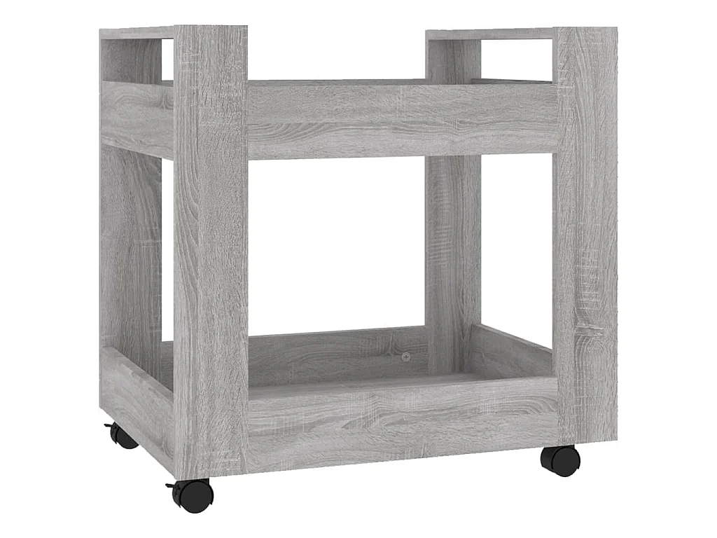 Bureaukastje 60x45x60 cm bewerkt hout grijs sonoma eikenkleurig