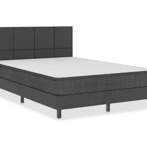 Boxspring stof donkergrijs 160×200 cm Boxspring stof donkergrijs 160×200 cm