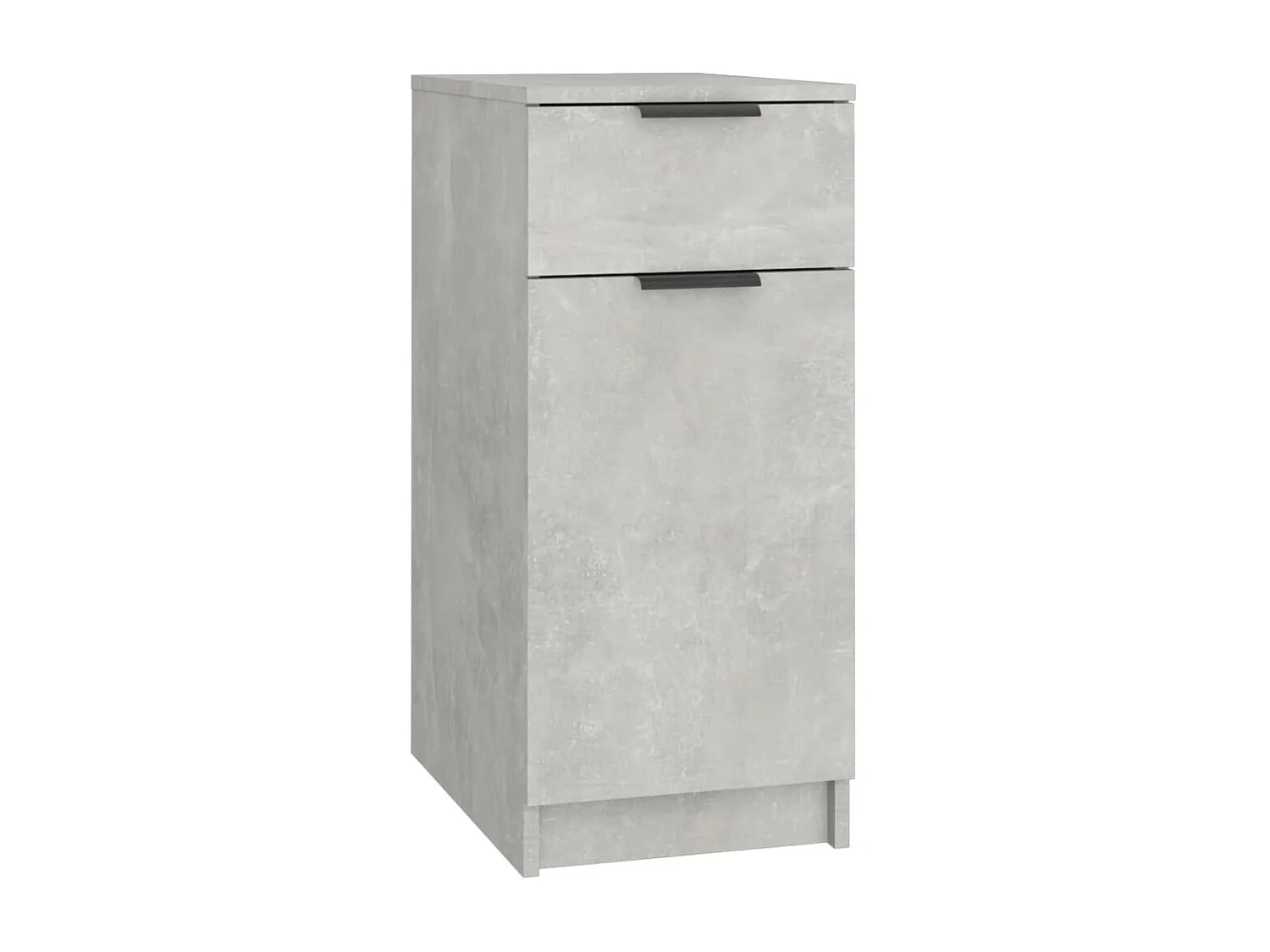 Bureaukast 33,5x50x75 cm bewerkt hout betongrijs