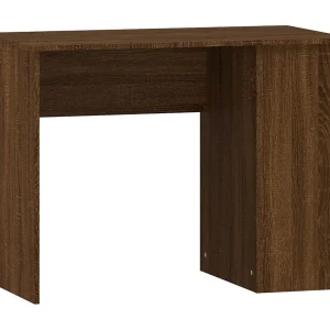 Bureau 100x55x75 cm bewerkt hout bruin eikenkleur