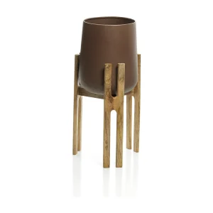 De Forked Root Bloempot – Naturel Bruin – M De Forked Root Bloempot – Naturel Bruin – M