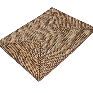 De Colonial Rechthoekige Placemat – Natuurlijk Bruin De Colonial Rechthoekige Placemat – Natuurlijk Bruin