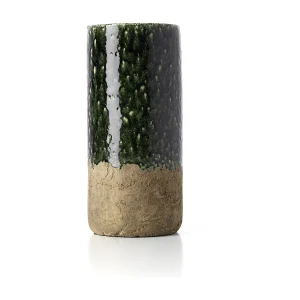De Moss Cilinder Vaas – Beton Groen – L De Moss Cilinder Vaas – Beton Groen – L