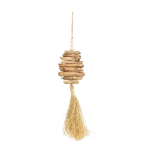 De Raffia Driftwood Hangdecoratie