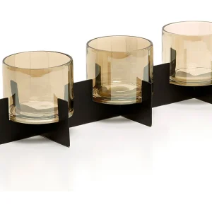 De Trio Noir Kandelaar – Zwart