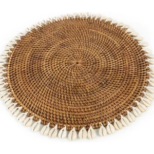 De Colonial Shell Placemat – Natuurlijk Bruin De Colonial Shell Placemat – Natuurlijk Bruin