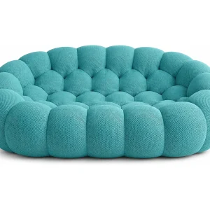 Coco Living Bank Cocoon Dubbel 2 zitplaatsen – caribisch blauw Coco Living Bank Cocoon Dubbel 2 zitplaatsen – caribisch blauw