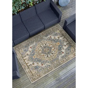 Buitentapijt – vintage – blaw – 160×230 cm – LUNA Buitentapijt – vintage – blaw – 160×230 cm – LUNA