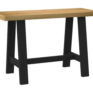 Bureau NOAIN A-vormige poten 120x50x75 cm massief hout