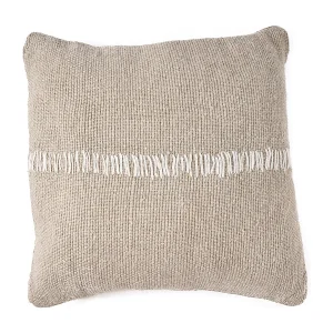 De Linen Stitch Kussensloop – Naturel Wit