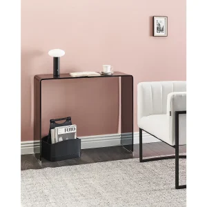 Consoletafel KENDALL Veiligheidsglas Zwart Consoletafel KENDALL Veiligheidsglas Zwart