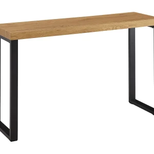 Console Tafel Eiken Decor / Zwart 120x39x75,5 cm Console Tafel Eiken Decor / Zwart 120x39x75,5 cm
