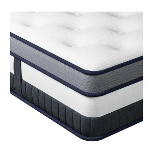 Boxtop matras 160x200cm, dikte 30cm, Nova Luxe Hybrid, pocketveren en traagschuim, 7-zone comfort, hoogwaardige meerlaagse matras Boxtop matras 160x200cm, dikte 30cm, Nova Luxe Hybrid, pocketveren en traagschuim, 7-zone comfort, hoogwaardige meerlaagse matras