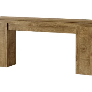 Consoletafel van 160 cm, rustieke haltafel met open opbergruimte voor de woonkamer Consoletafel van 160 cm, rustieke haltafel met open opbergruimte voor de woonkamer