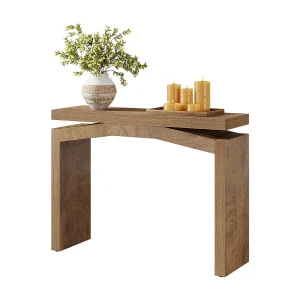Consoletafel van 100 cm voor de hal, landelijke consoletafel achter de bank, kleine haltafel Consoletafel van 100 cm voor de hal, landelijke consoletafel achter de bank, kleine haltafel
