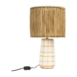 De Molokai Tafellamp – Wit Naturel