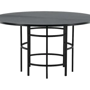 Copenhagen eetkamertafel Ø140cm zwart.