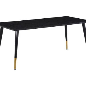 Dipp eetkamertafel 90x180cm zwart. Dipp eetkamertafel 90x180cm zwart.