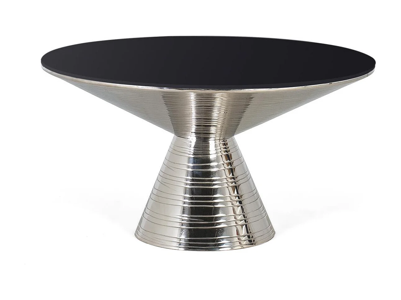 Tafelonderstel verre trempé en metalen onderstel 40x76 cm