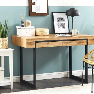 Bureau VIDA Lichtbruin 120 cm 55 cm met opbergruimte Bureau VIDA Lichtbruin 120 cm 55 cm met opbergruimte
