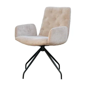 Leunstoel – Taupe Koord – CHARME