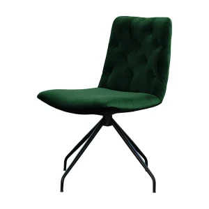 Leunstoel – Smaragdgroen Fluweel – CHARME