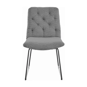 Gestoffeerde stoel – Grijs Koord – NEW CHARME Gestoffeerde stoel – Grijs Koord – NEW CHARME