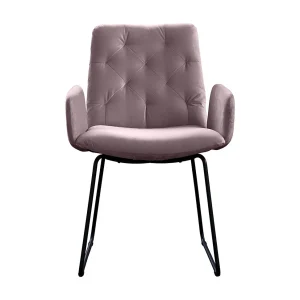 Leunstoel – Grijs Fluweel – NEW CHARME