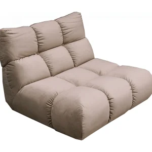 Draaibare fauteuil – Bruin Fluweel – VIVIEN Draaibare fauteuil – Bruin Fluweel – VIVIEN