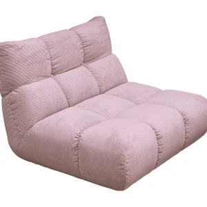 Draaibare fauteuil – Roze Koord – VIVIEN Draaibare fauteuil – Roze Koord – VIVIEN