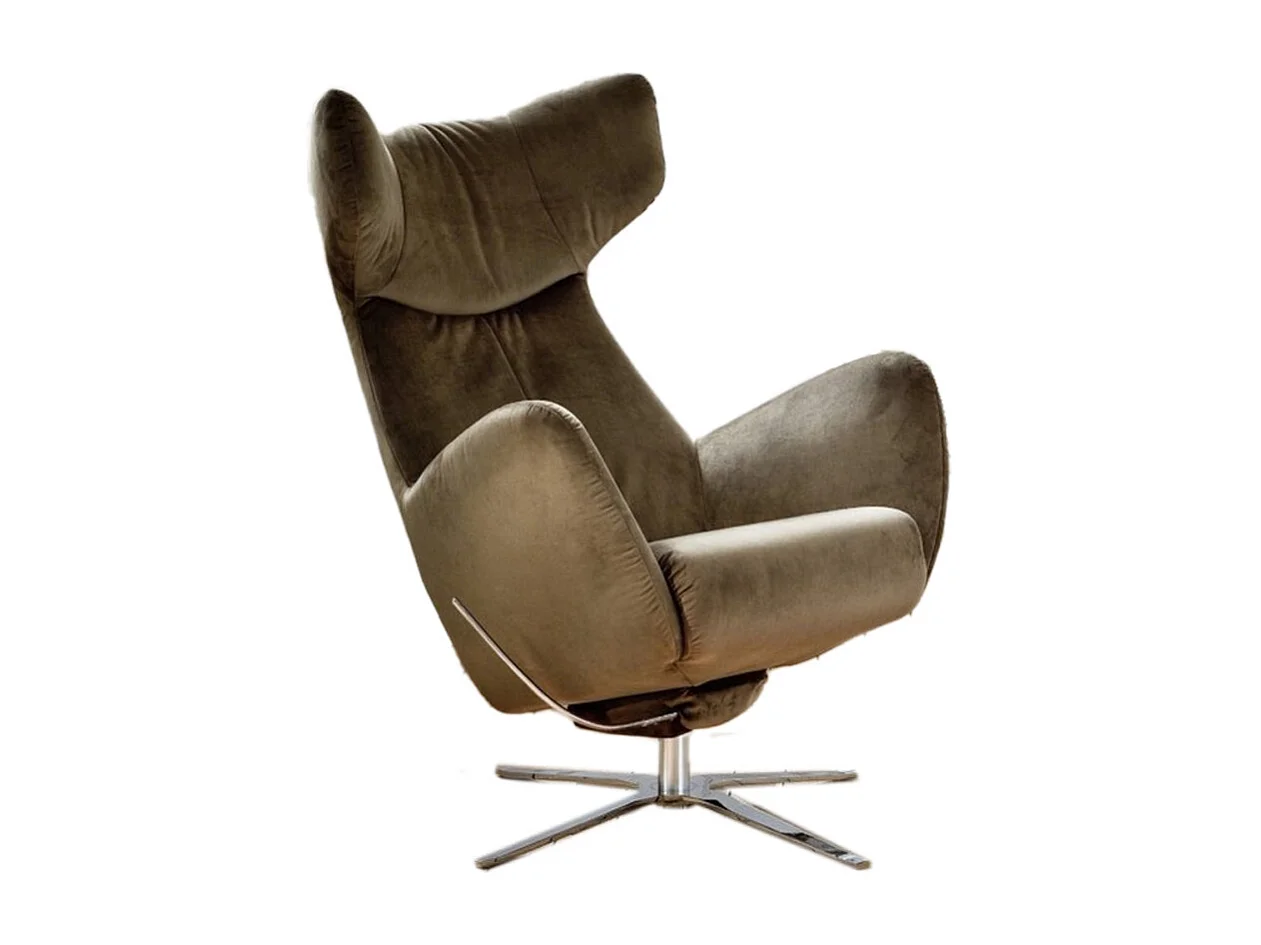Draaibare fauteuil - Groen Fluweel - RANDY