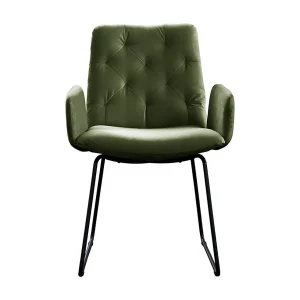 Leunstoel – Groen Fluweel – NEW CHARME