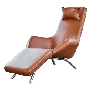 Relaxligstoel – Bruin Leer – CAVAL Relaxligstoel – Bruin Leer – CAVAL