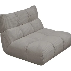Draaibare fauteuil – Grijs Koord – VIVIEN Draaibare fauteuil – Grijs Koord – VIVIEN