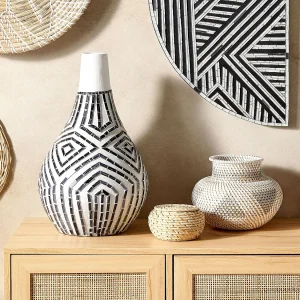 Decovaas OMBILIN Keramiek 50 cm Wit Decovaas OMBILIN Keramiek 50 cm Wit