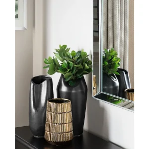 Decovaas APAMEA Steengoed 33 cm Zwart