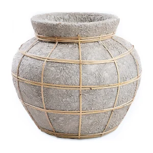 De Belly Vaas – Beton Grijs Naturel – M De Belly Vaas – Beton Grijs Naturel – M