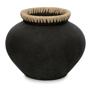 De Styly Vaas – Zwart Naturel – L