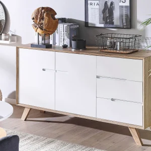 Ladekast FORESTER Bruin/wit