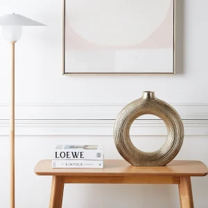 Decovaas COMAL Metaal 40 cm Goud